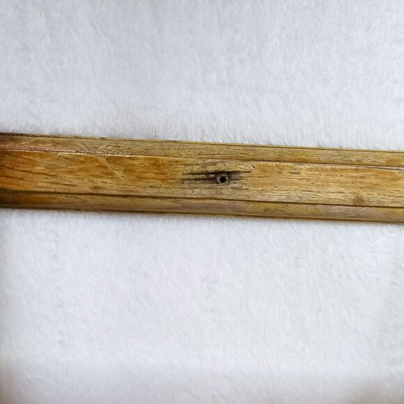 Primitive Vintage 1983 Wooden Paper Towel Holder Shelve Made by A. G. Battles - Picture 10 of 10